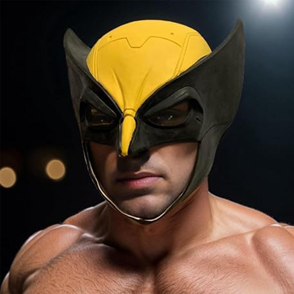 Wolverine Helmet Latex Mask Halloween Costume Party Props For Adult Kids