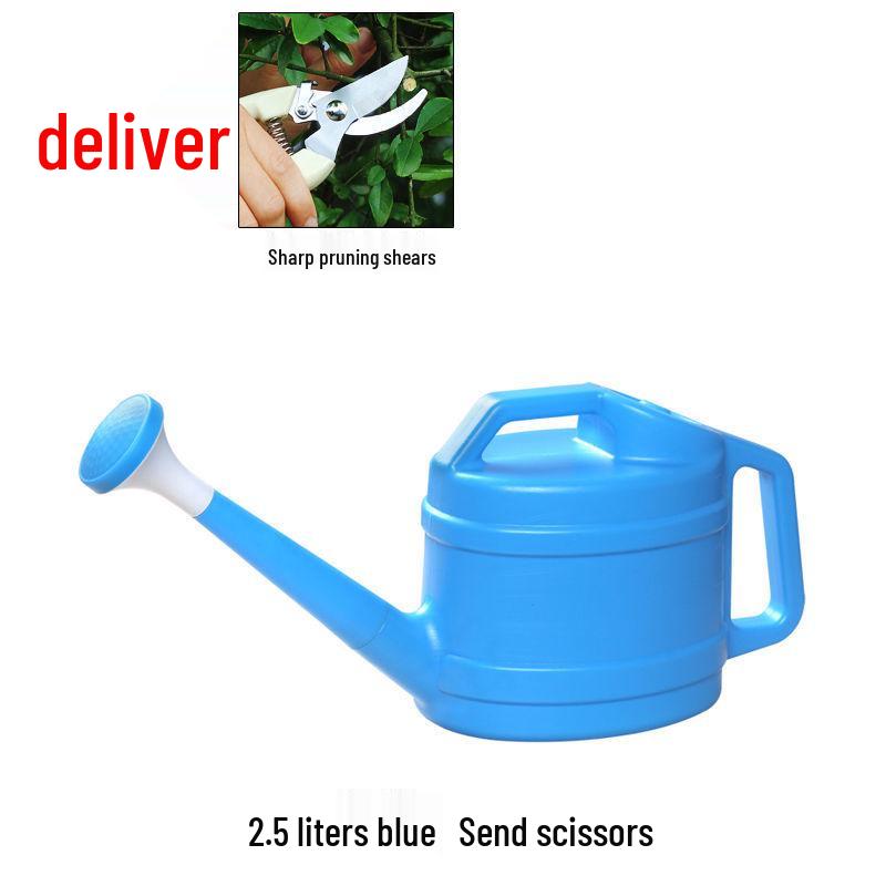 Large Capacity Garden Watering Can with Long Spout and Thickened Plastic