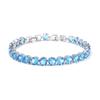 Super Flash Zircon Bracelet 6mm Multicolor Optional Jewelry Bracelet Platinum Plated Ladies Diamond Bracelet
