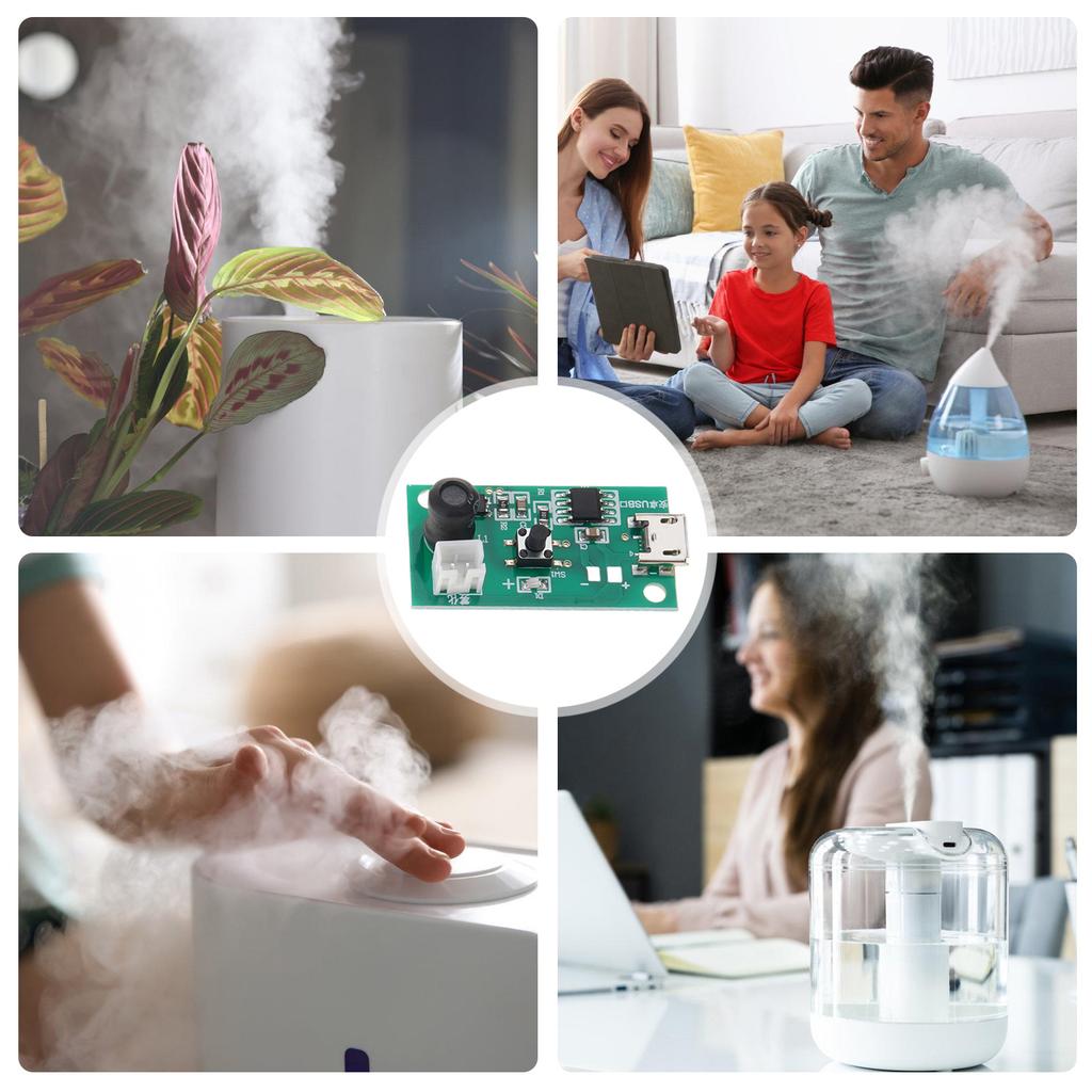 Humidifier Mist Maker Driver Circuit Board Fogger Atomization Film Atomizer Sheet Atomizing Humidifier Module Low Noise