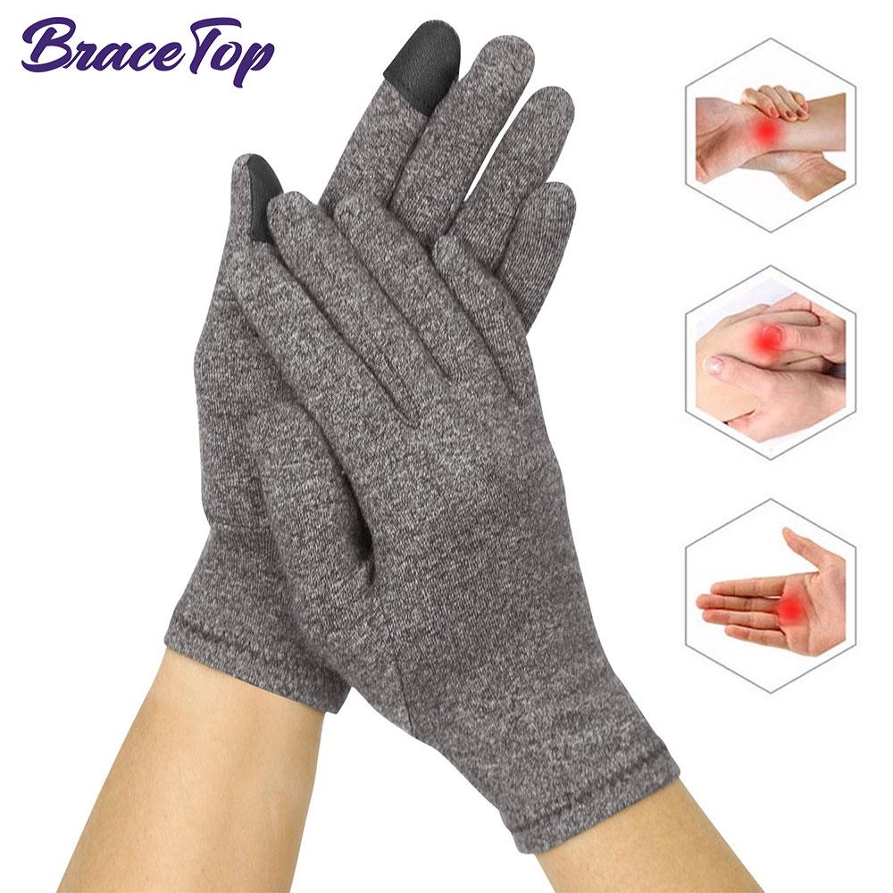 

Arthritis Compression Gloves For Rheumatoid Carpal Tunnel Pain Relief Fingerless Gloves Women Men Thumb Support S