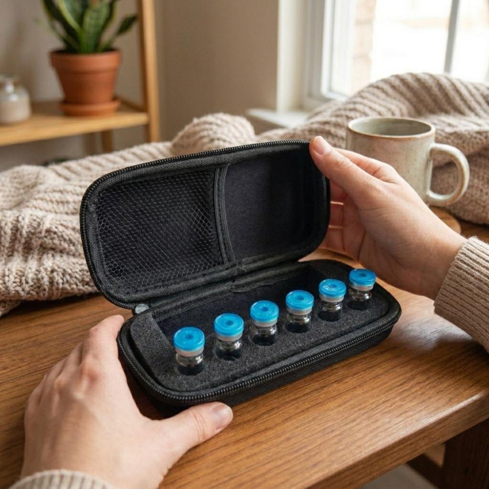 Shockproof Essential Oils Carrying Box Waterproof Insulin Organizer Home Use