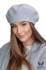 Afrah Plain Women' Beret Gray