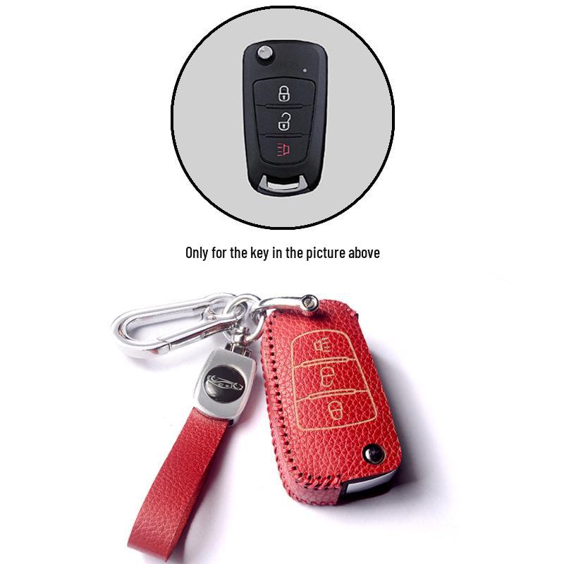 Key Case for Great Wall: Haval H6, H9, Chitu, F7, H2S, M6, F5, H4, Big Dog, F7X, Fengjun, Ora with Snap Button