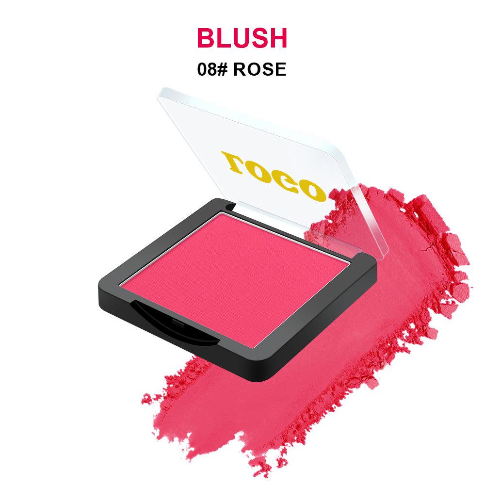 Versatile Matte Blush Palette: Low-Saturation, Single-Color Option