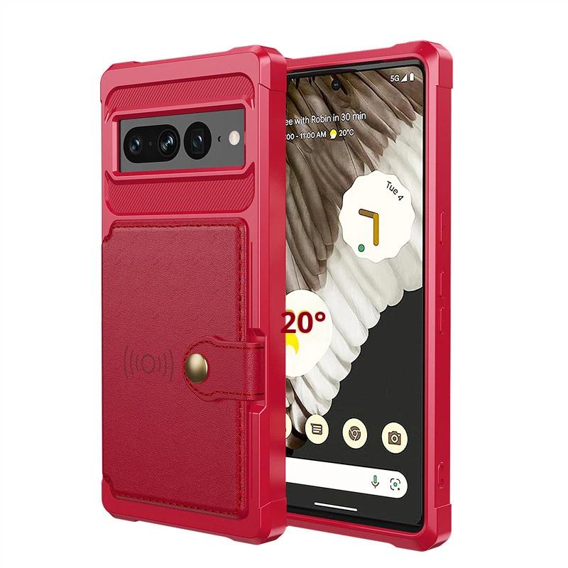 Für Pixel 10 TPU+PC Brieftaschen-Handyhülle mit Kartenhalter und Multifunktionsschutz