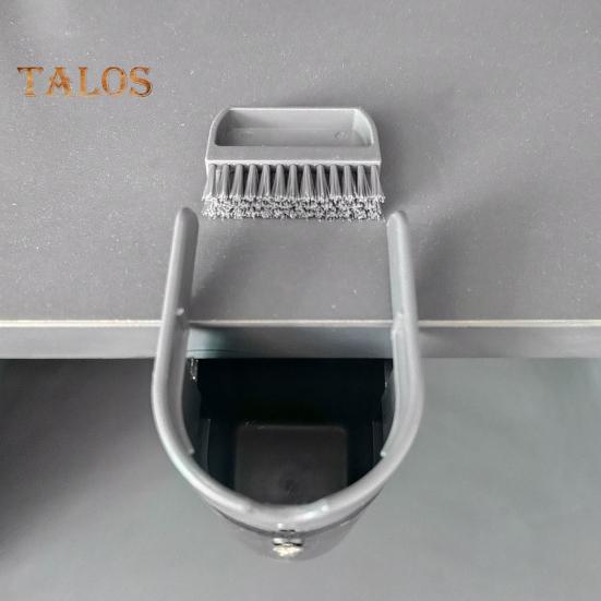 Trash Can 0.5L Mini Hanging Desktop Garbage Can with Broom Brush Compact Design Easy To Install Tiny Trash Bin Countertop Wastebasket