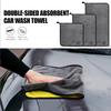 Car Wash Microfiber Towel Auto Cleaning Drying Cloth Care Cloth For Volkswagen GTI Golf Polo Passat VW Tiguan T-ROC Jetta Taigo zf1