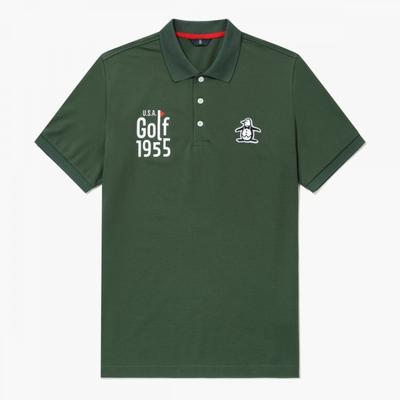 MunSingwear Men S 1955 Polo T ShirT Green mr211mTS55