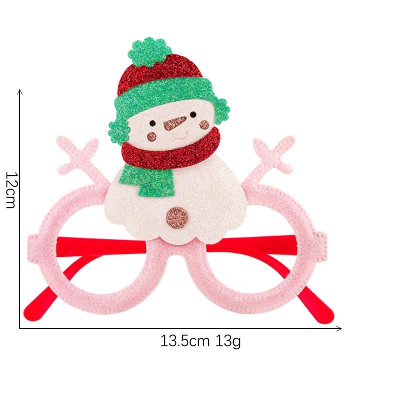 Festive Headband Eyeglass Frames: Christmas, Halloween, Valentine's Day & Party Glasses with Santa Claus Design