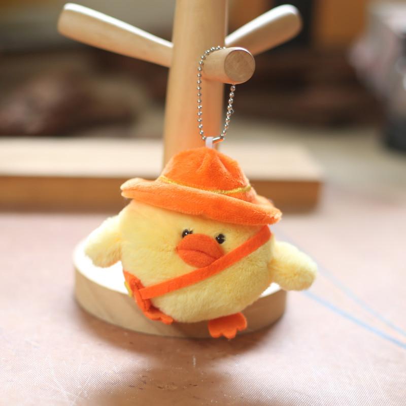 Keychain Yellow Chick Backpack Decor Pp Cotton Stuffed Doll Gift Kids For