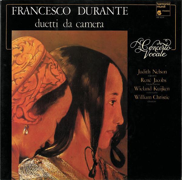 

Виниловая пластинка FRANCESCO DURANTE CONCERTO VOCALE Duetti Da Camera HM1014 Harmonia Mundi 1979 Франция Классическая Б/У
