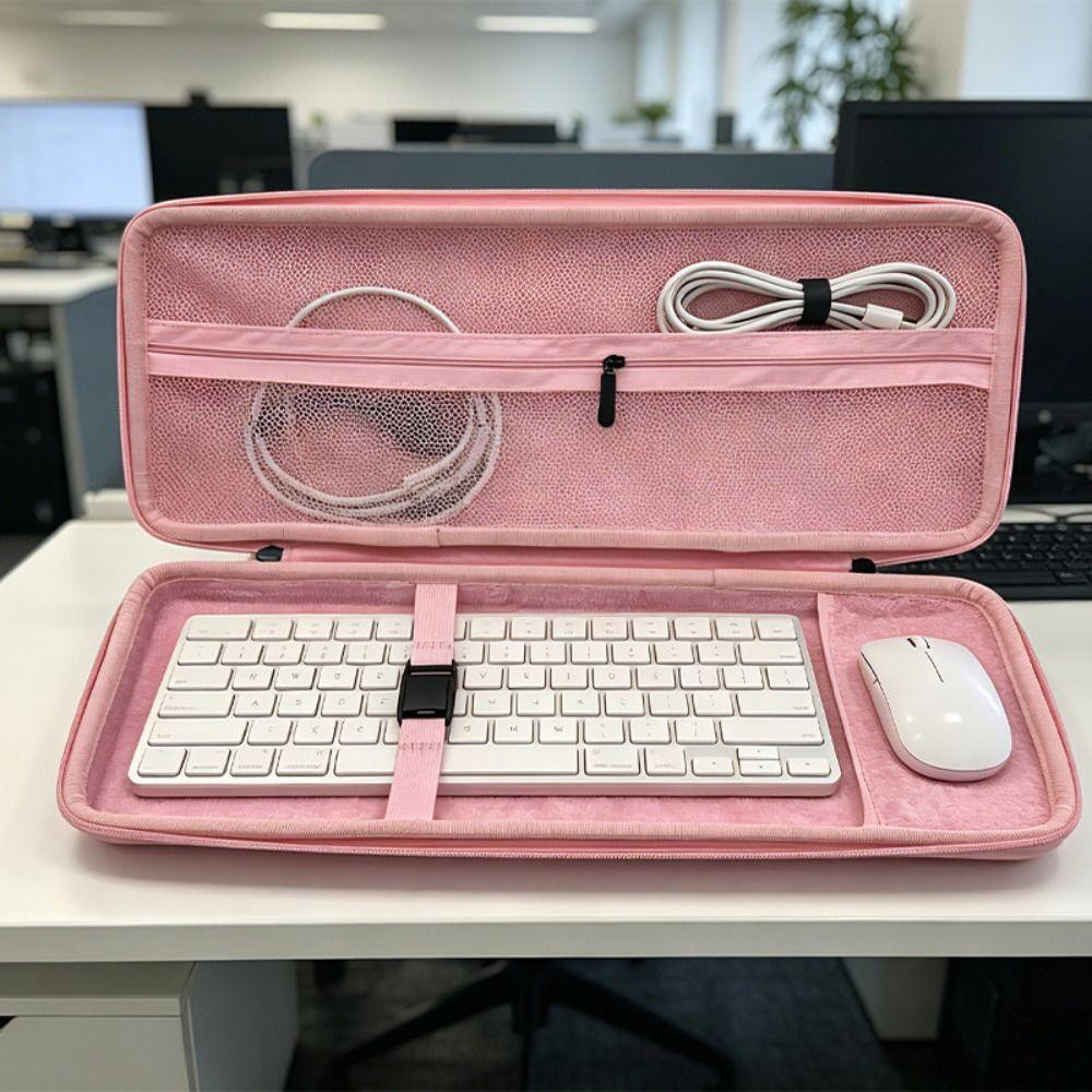 Hard Shell EVA Keyboard Storage Bag Waterproof Dustproof Mechanical Keyboard Box Portable Shockproof Keyboard Carrying Case