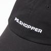PSSHOPPER Basic Logo Washed Ball Cap [Black]