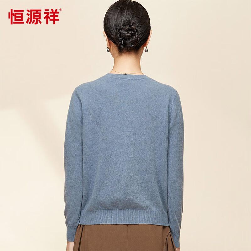 Hengyuanxiang Women's 100% Wool V-Neck Cardigan