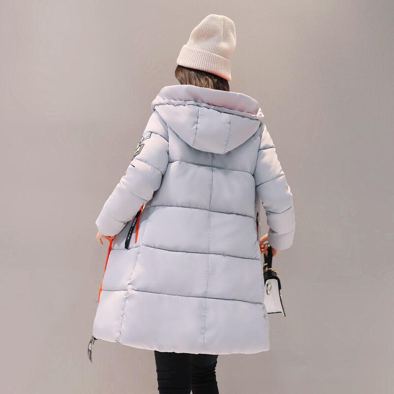 Fall Winter Women Thicken Cotton Padded Hooded Jacket Parka Coat M-XXXL