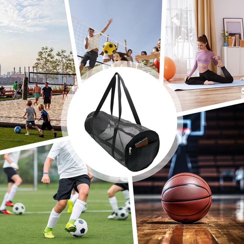 Portable Snorkeling Equipment Storage Bag Large Capacity Multifunctional Mesh Duffel Bag Shoulder Bag for Outdoor Beach Swimming
