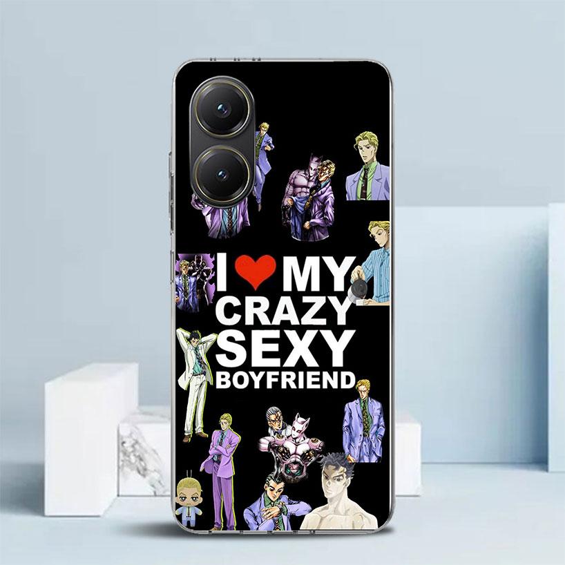 JoJo Kira Yoshikage Killer Queen Phone Case For Xiaomi Poco F7 Ultra X5 X6 X7 Pro M7 Redmi 15C 15 13C 13 12C 12 10C 10 10A 9 9C