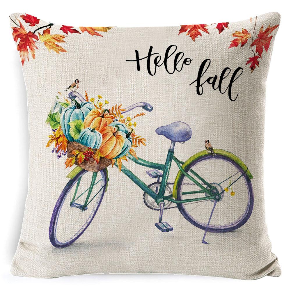 Christmas Pillowcase Home European Linen Sofa Cover Cushion Cushion Pillowcase Back Cushion
