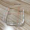 New Glass Aquarium Feeding Bowl Transparent Clear Round Tray Fish Tank Feeder Durable Fish Feeder Tray for Fish Shrimp