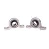 2Pcs 12Mm Diameter Bore Ball Bearing Pillow Block Mounted Support Kp001