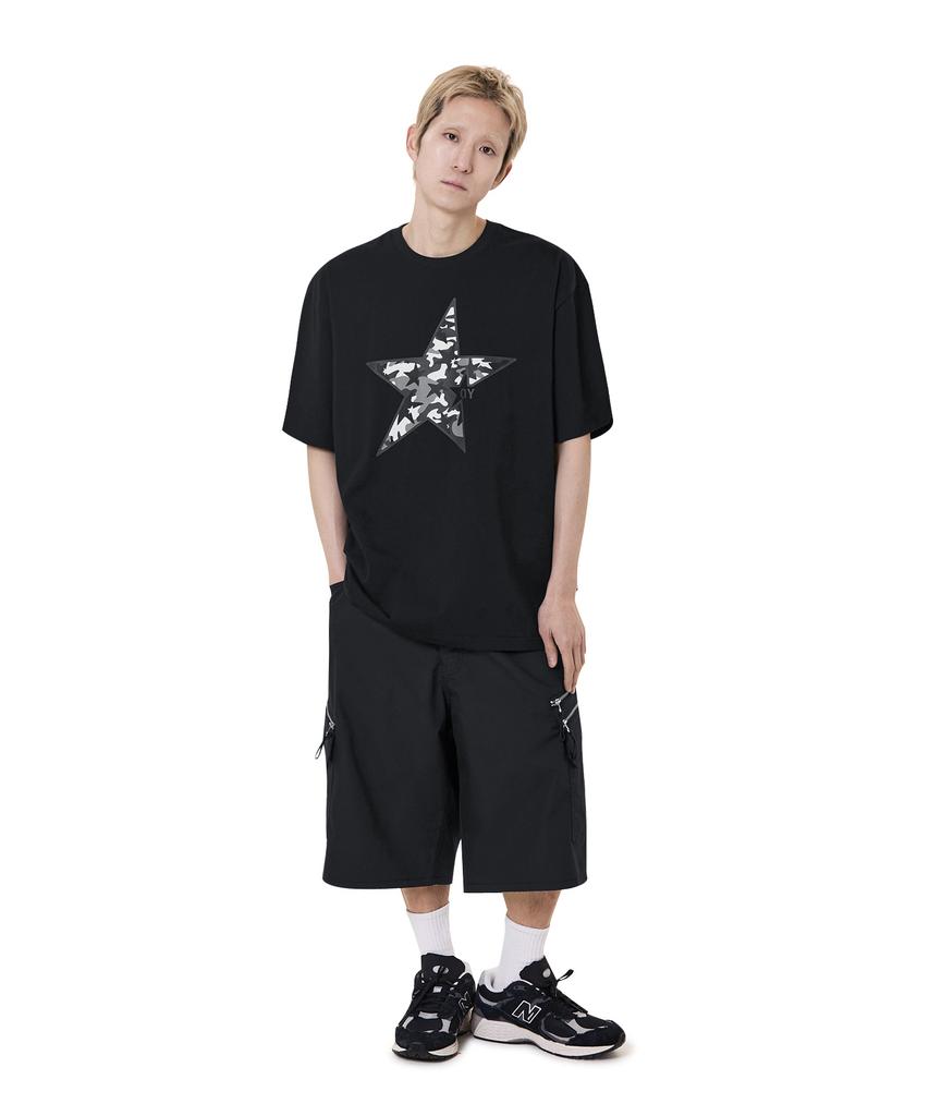 Opeunyadeu(Owai) Camo Star Tee - Black