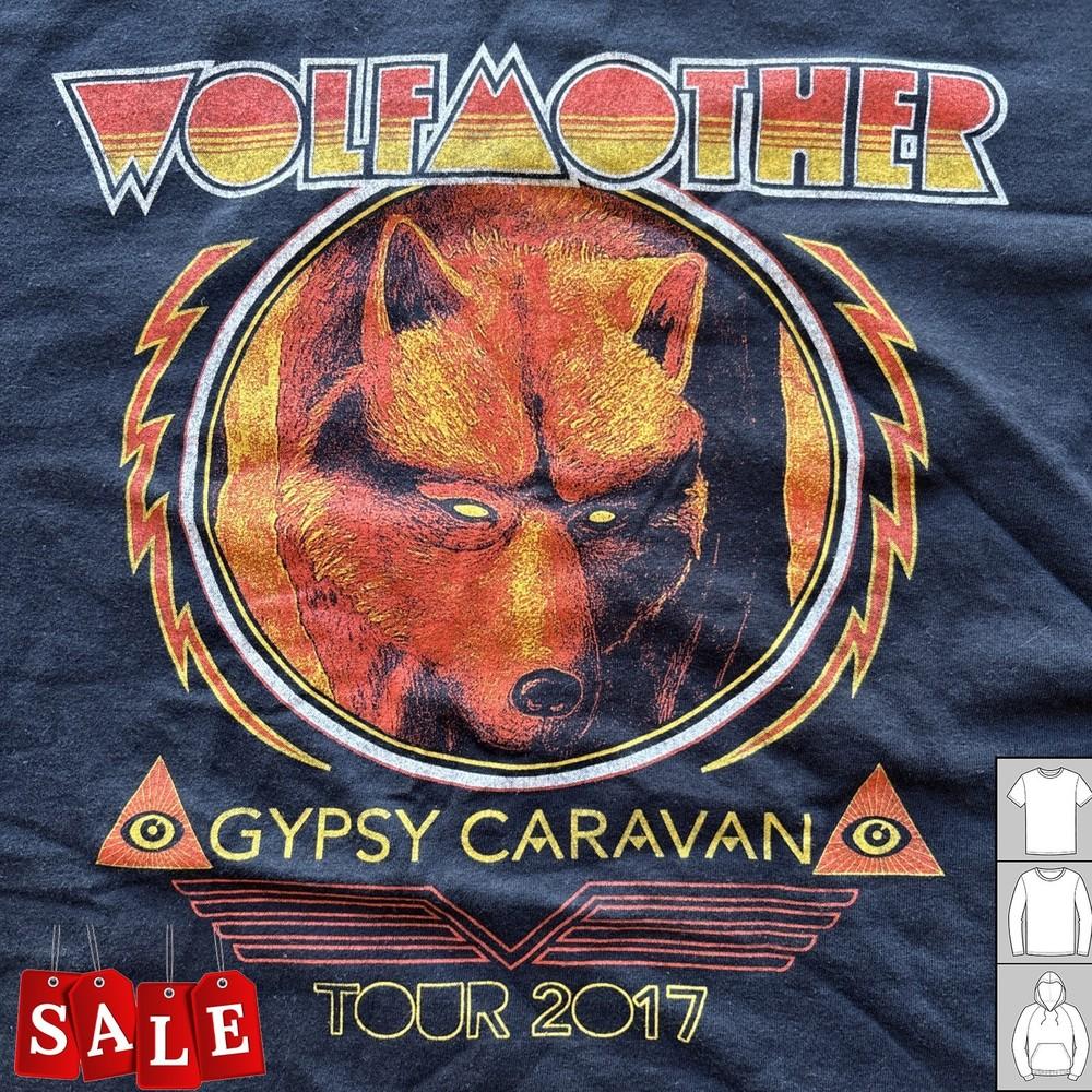 New Popular WOLFMOTHER Gypsy Caravan 2017 Cotton Unisex S5XL Shirt WE533 Unisex T-Shirt S