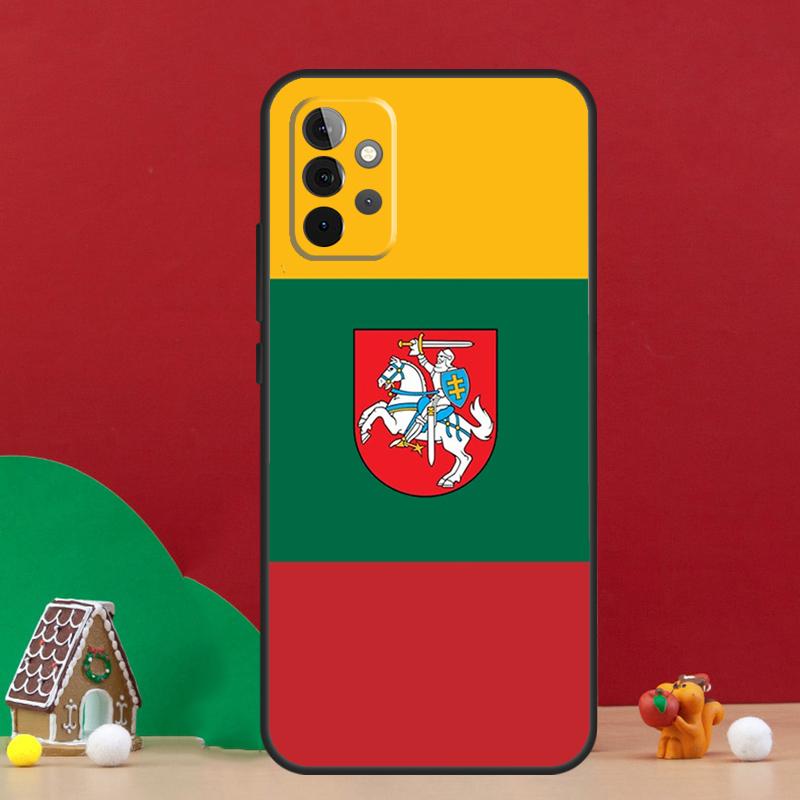 Fashion Lithuania Flag Case For Samsung Galaxy A55 A52 A32 A12 A33 A06 A16 A26 A36 A56 A15 A53 A13 A34 A54 A14 A17