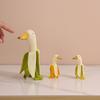 Bananen-Ente, kreative Gartendekoration, Skulpturen, Hof, Vintage-Gartendekoration, Kunst, skurrile geschälte Bananen-Ente, Heimstatuen, Kunsthandwerk