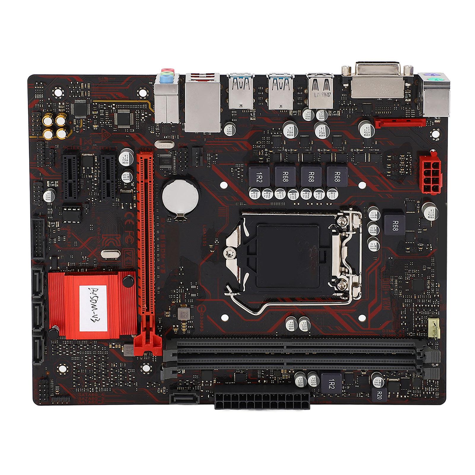 

M-ATX Desktop Motherboard PCI-E 3.0 LGA 1151 CPU Slot Double DDR4 2133MHz Memory for Core I7 I5 I3