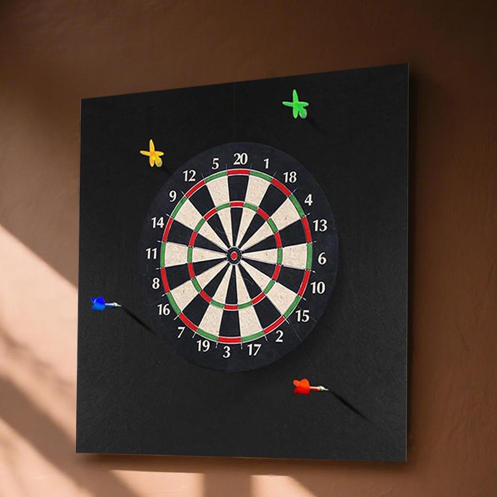 Dart Wall Protector Wall Protector For Dartboards Heavy-Duty Professional Mat Black Protection For Adults Home Game Room Office