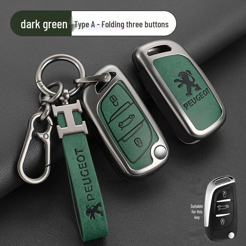 Zinc Alloy Key Cover for Dongfeng Peugeot: Fits 308, 301, 408X, 308S, 3008, 2008, 508 Models