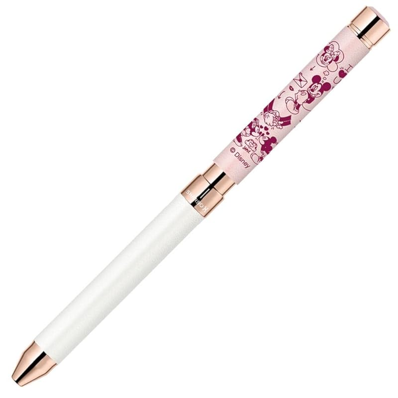 

zebra multifunction pen Shabo X disney leather Silky pink shaft SB36-DS-LSP