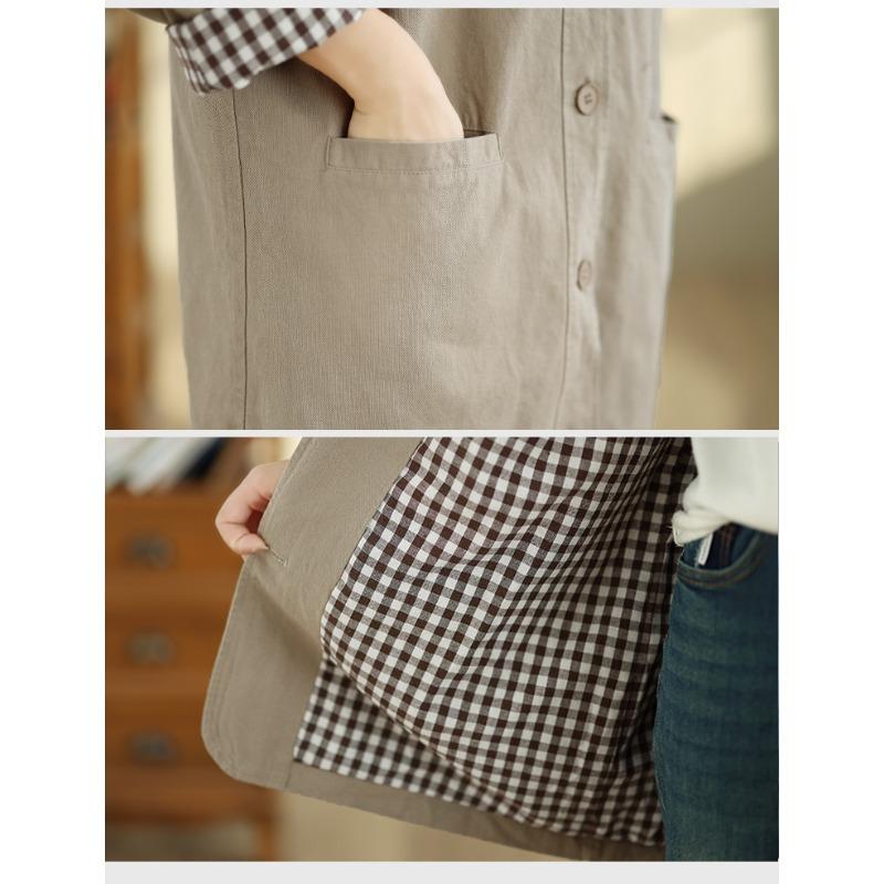 DIMANAF 2025 New Autumn Winter Women Plus Size Coats Jackets Cotton Loose Casual Lady Outerwear Trench