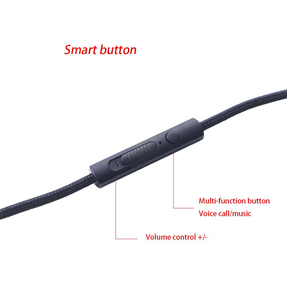 Cord With Mic 3.5mm to Jack 3.5mm Nylon Braid Audio Wire Aux Cable Car Aux Cord Audio Cable
