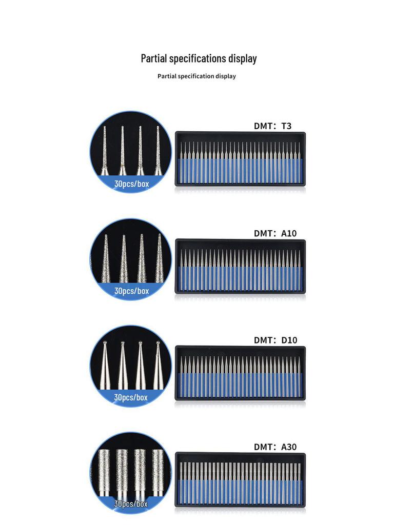 3mm Diamant-Karborund-Schleifkopf für Elektro-/Druckluftschleifer - Kugelförmige Nadel zum Gravieren & Aufbohren