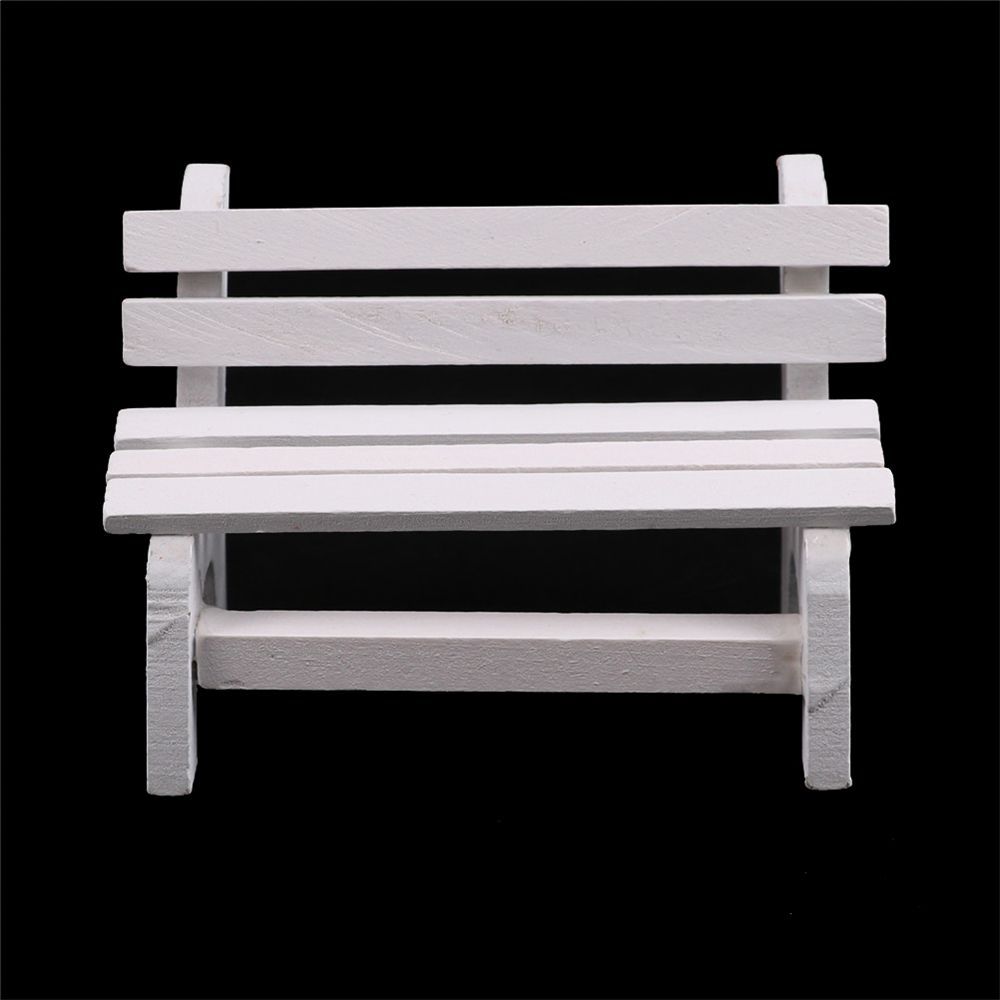 Mini Chair Ornaments Miniatures Bench Decoration Crafts Garden Decor Dollhouse Furniture Figurines