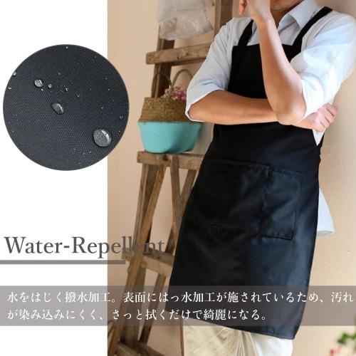 Superbian Apron and Triangle Scarf Set [Water-Repellent] for Men and Women. Simple design with triangle scarf, two large pockets, wrinkle-resistant, u