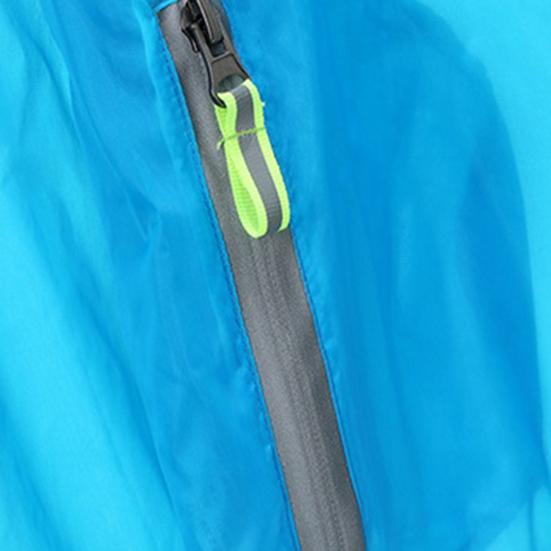 Sun Protection Jacket Reflective Strip Hooded Zipper Pockets Long Sleeves Smooth Anti-UV Thin Fishing Camping Men Summer Outdoor Coat Men Clothes