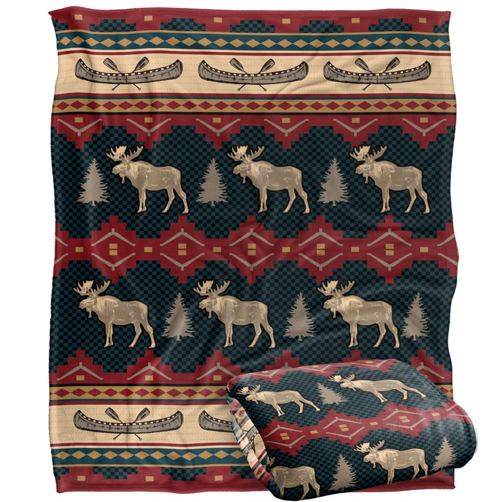 JQ Licensing Silky Moose Supersoft Blanket