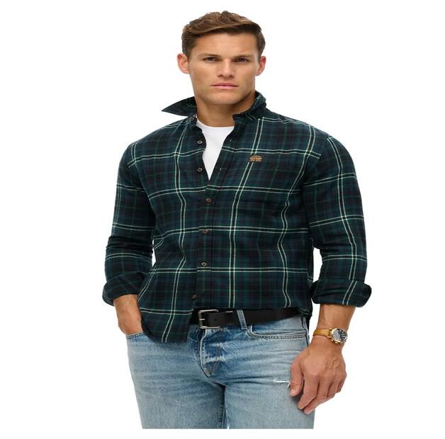 Superdry Lumber рубашка с длинным рукавом