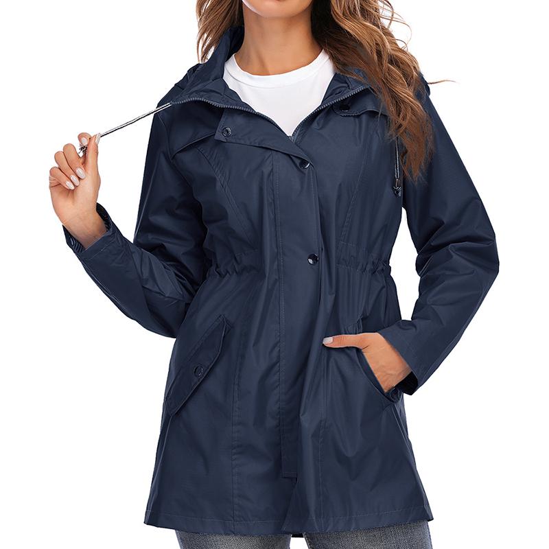 Raine Mid Length Waterproof Rain Coat 