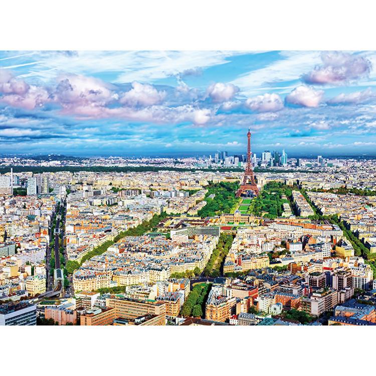 Puzzle de 500 de piese - Turnul Eiffel văzut din Turnul Montparnasse, popular puzzle coreean