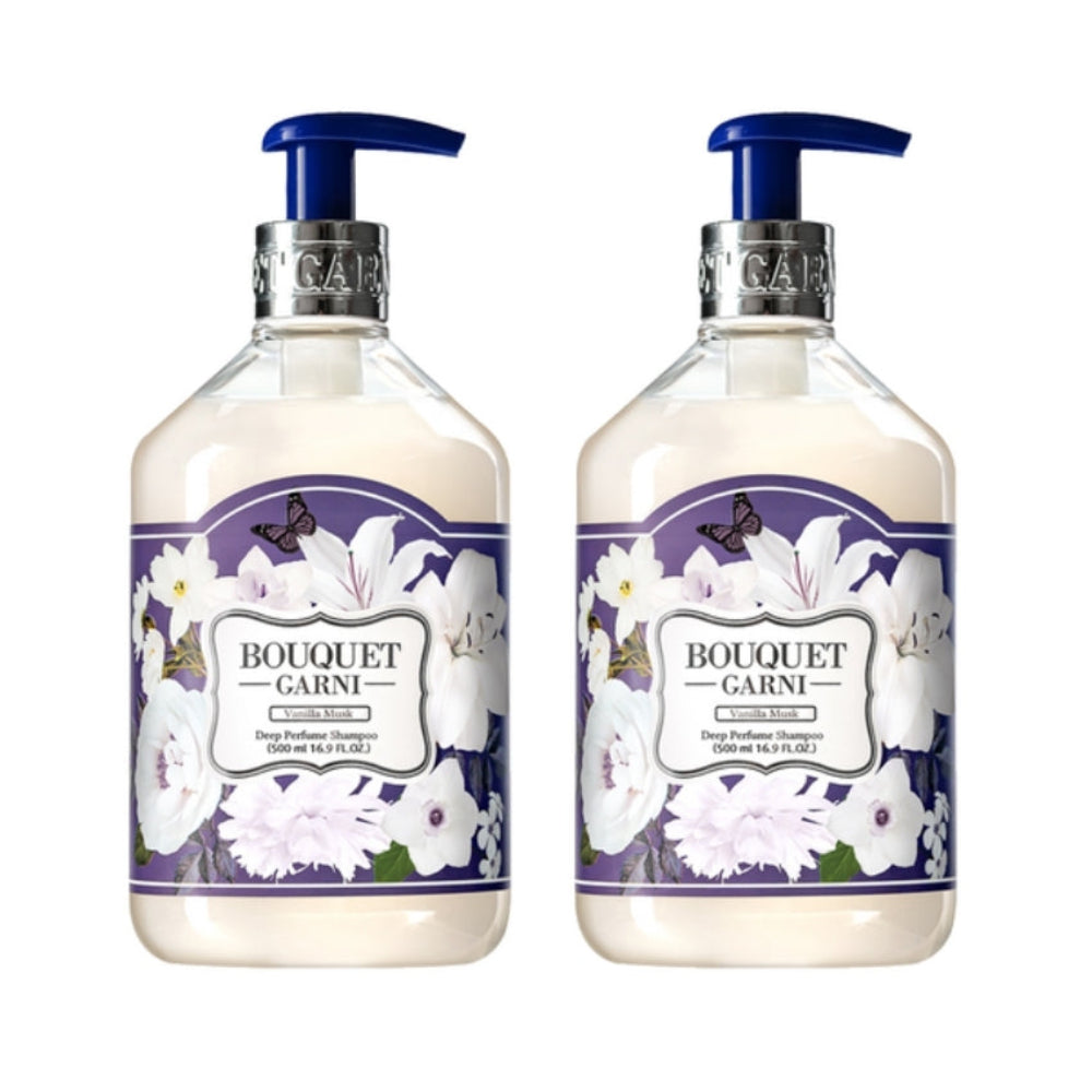Bouquet Garni Vanilla Musk Deep Perfume Shampoo 500ml*1Pc/2Pcs