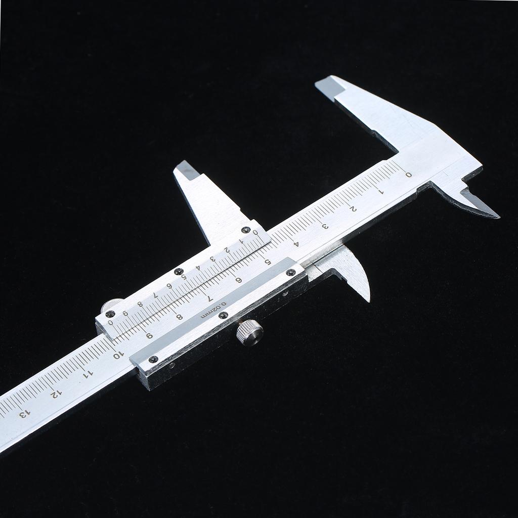 Profesjonalowy Suwmiarka Noniuszowa Ze Stali Nierdzewnej 0150mm Narzędzie Pomiarowe z Suwakiem Wewnętrzne Zewnętrzne