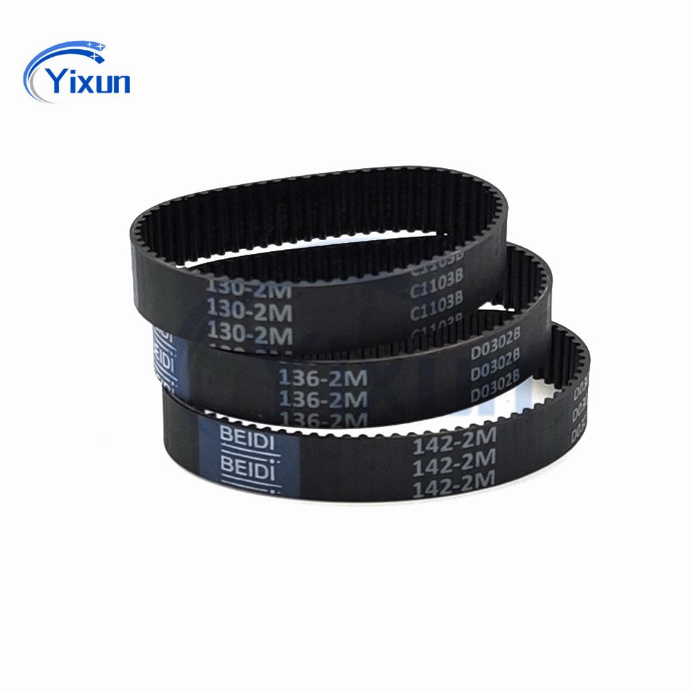 2M Closed Timing Belt Length 118 120 126 130 136 142 158 160 161 162 168mm Width 4/5/6/10mm 2M Rubber Vacuum Cleaner Drive Belt