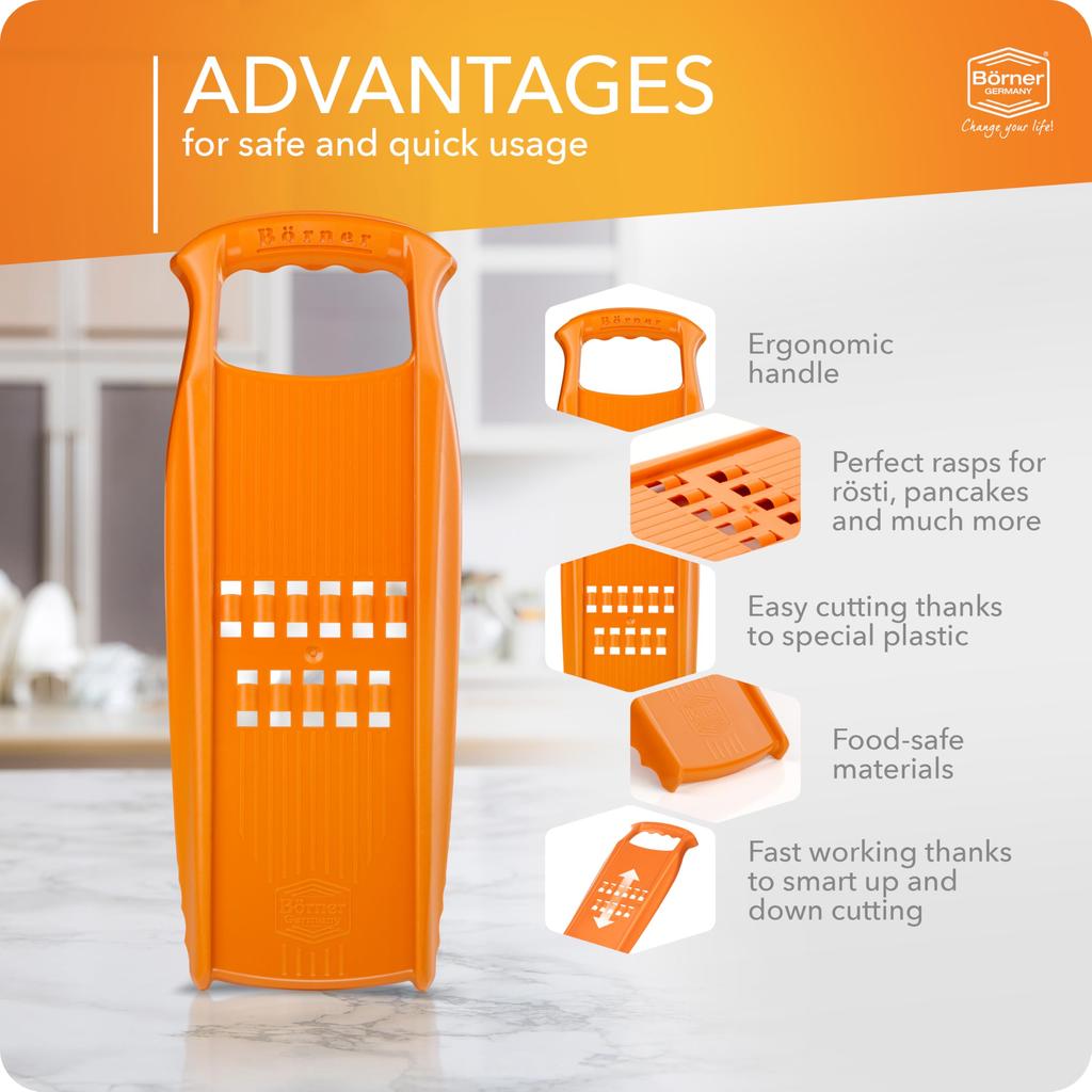 Berner PL Restis Slicer Sold directly from the official German (Orange) - manufacturer!