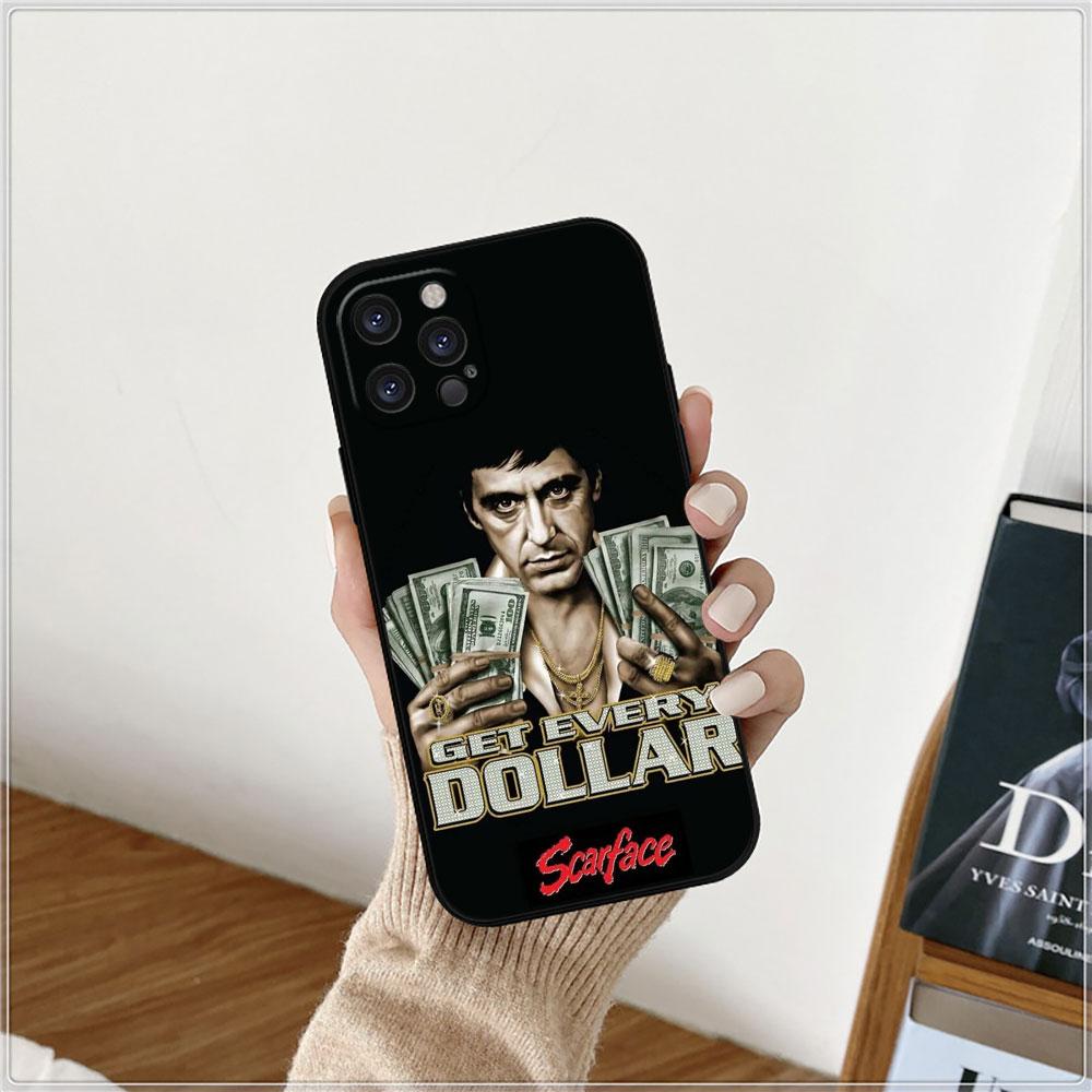 Film Scarface 1983 Phone Case For Apple iPhone 15 14 16 13 12 11 Pro Max Mini 8 7 XS XR SE Soft Silicone Shockproof Back Cover
