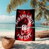 Gang Motorcycle enthusiasts Hells Angels Motorcycle Club beach towel outdoor camping vacation swimming beach towel outdoor absorbent bath towel Y8