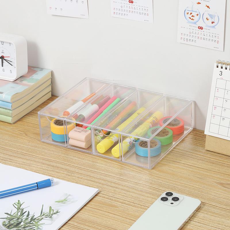 Glasses Storage Box Multi-Layer Desktop Drawer Storage Box Multi-Layer Display Stand Stationery Tape Storage Box